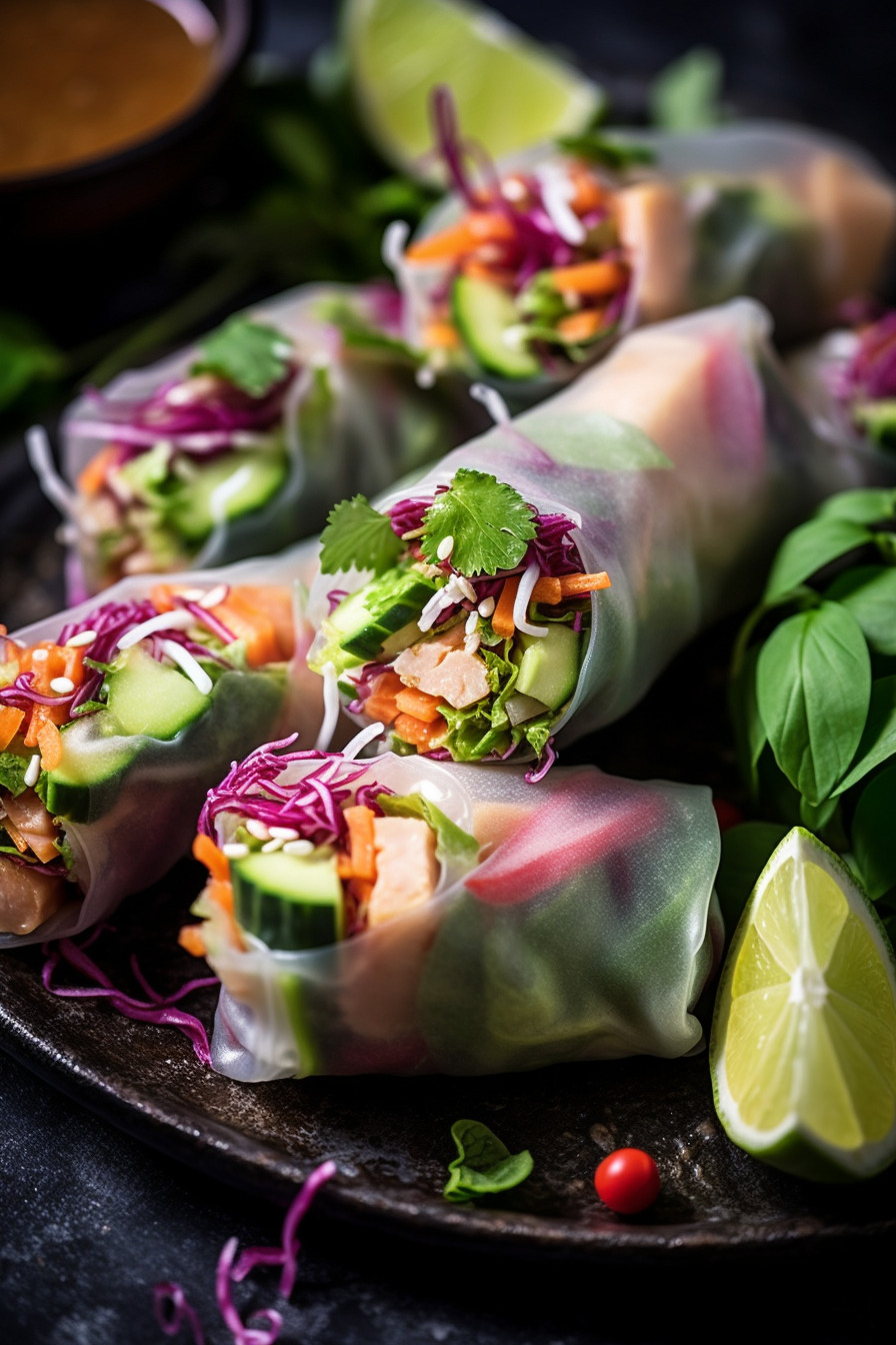 Asiatische Sommerrollen - Fingerfood für heiße Tage