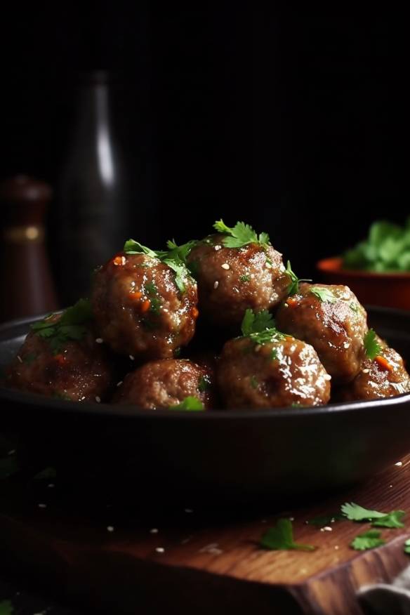 Asiatische Hackbällchen - leckeres Fleisch-Fingerfood