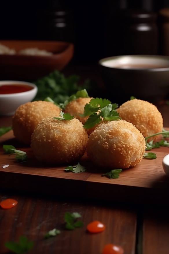 Asiatische Reisbällchen - Schnelles Fingerfood mit exotischem Geschmack.