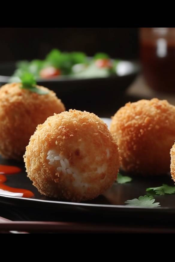 Asiatische Reisbällchen - Schnelles Fingerfood mit exotischem Geschmack.