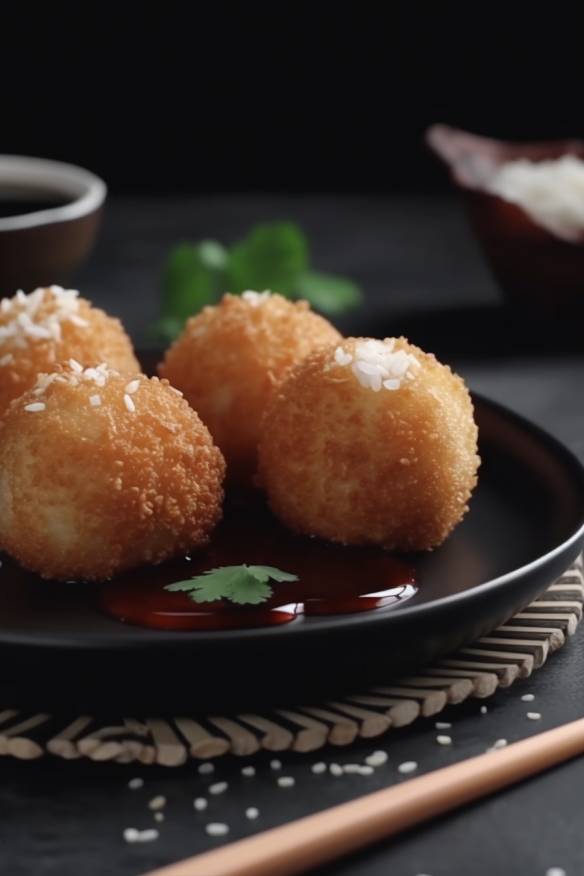 Asiatische Reisbällchen - Schnelles Fingerfood mit exotischem Geschmack.