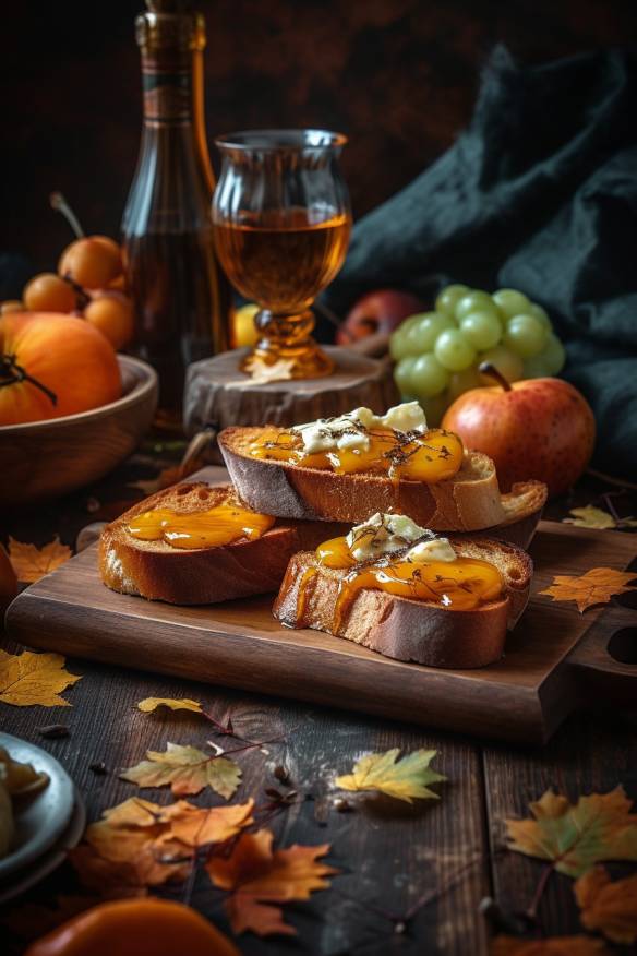 Herbstliche Kürbis-Crostini