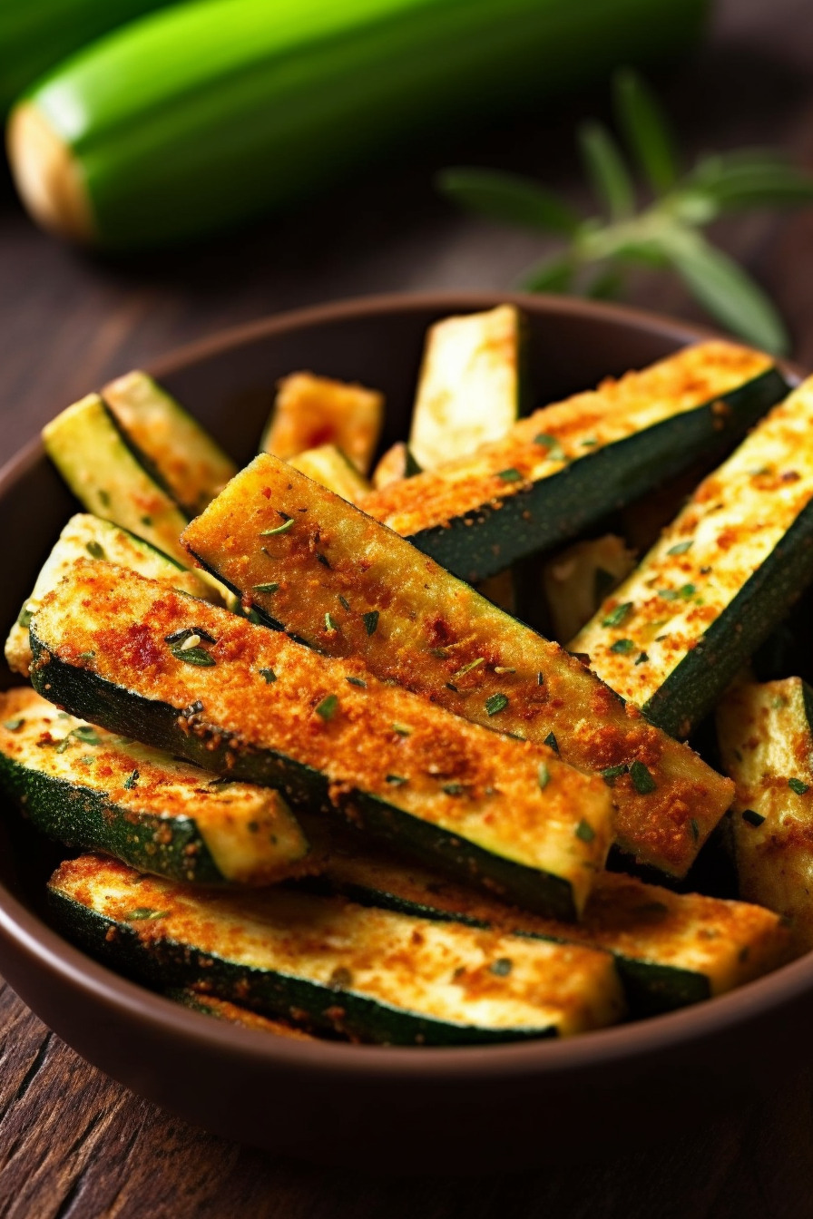 Gebackene Zucchini-Sticks - Vegetarisches Fingerfood für jede Party