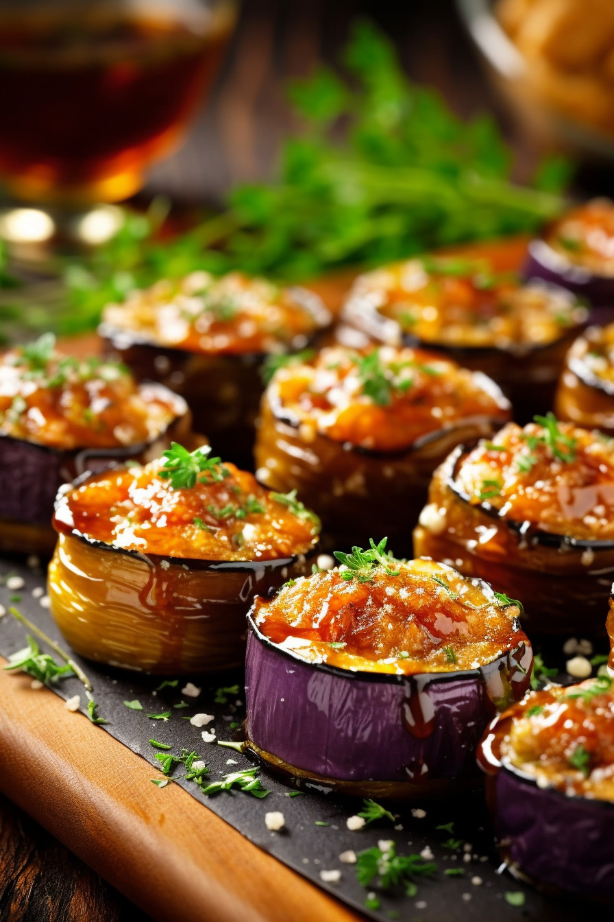 Gebackene Auberginenhäppchen - Perfektes Fingerfood für jede Gelegenheit