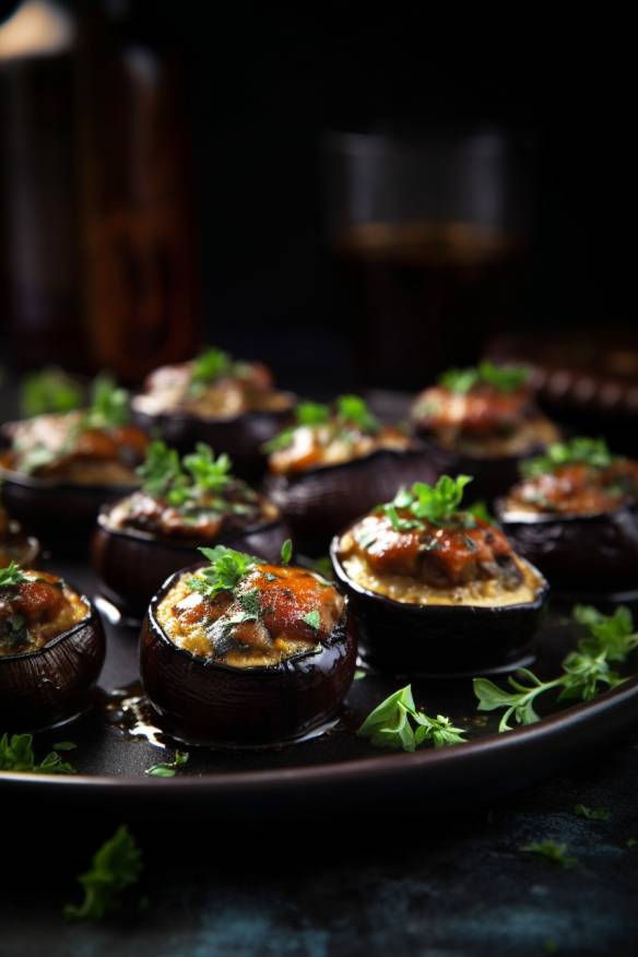 Gebackene Auberginenhäppchen - Perfektes Fingerfood für jede Gelegenheit