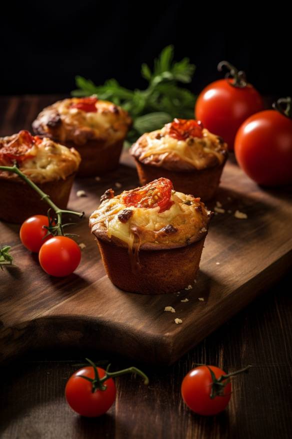 Hackfleisch-Tomaten-Muffins