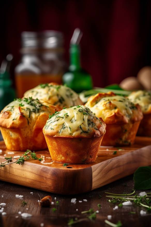 Käse-Spinat-Muffins