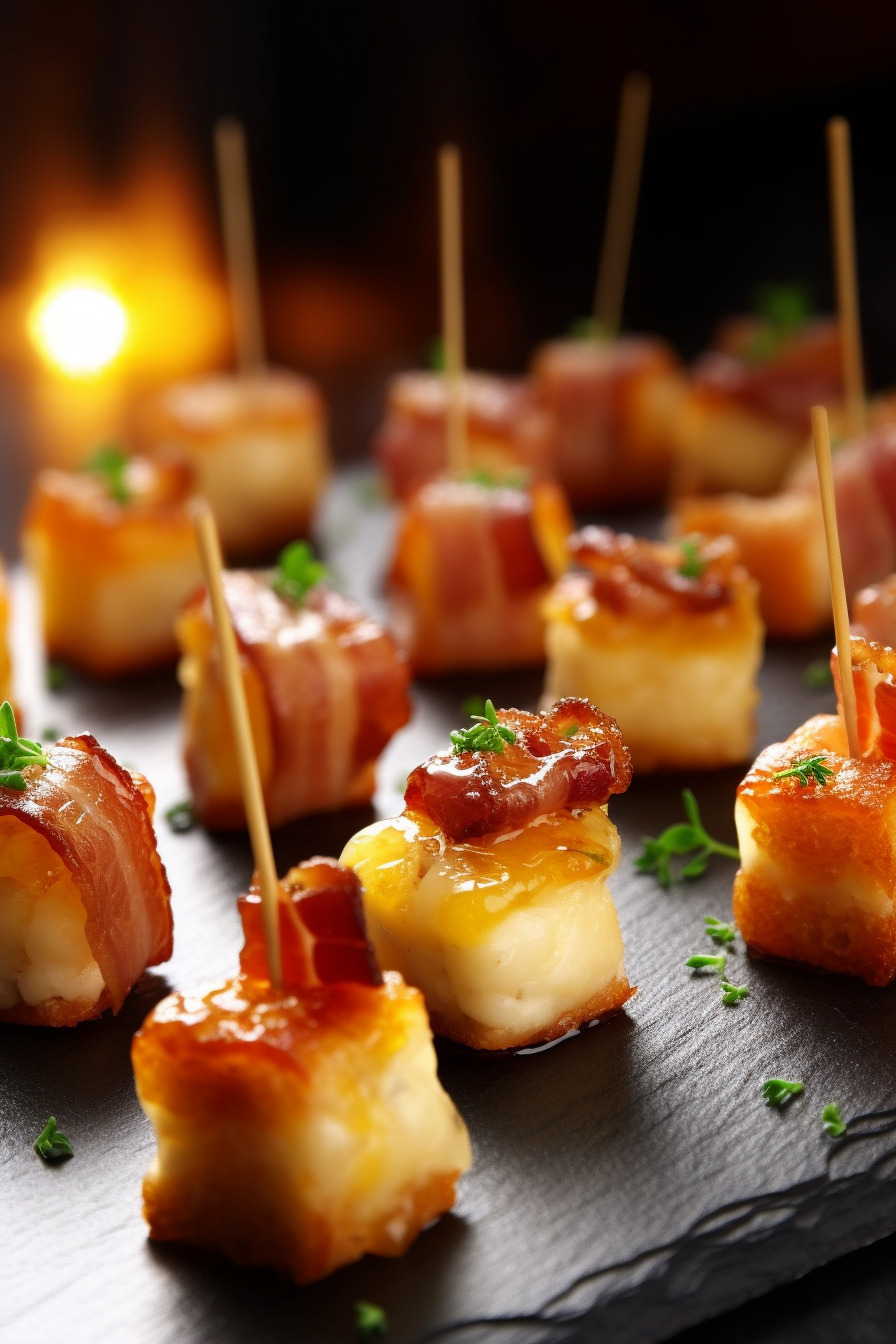 Käsebällchen mit Pesto-Dip - Perfektes Fingerfood zu Wein