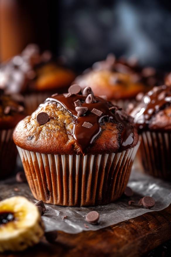 Schokoladen-Bananen-Muffins - Süßes Fingerfood zum Backen