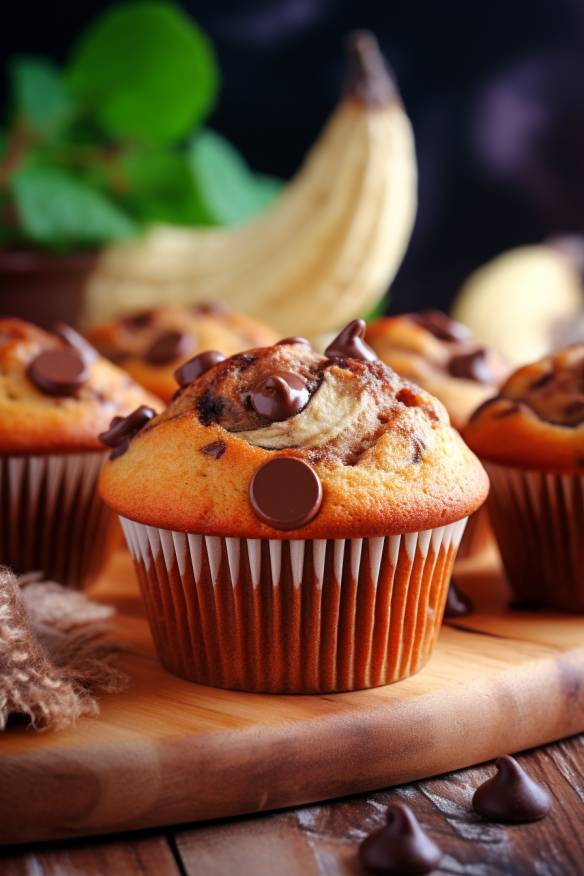 Schokoladen-Bananen-Muffins - Süßes Fingerfood zum Backen