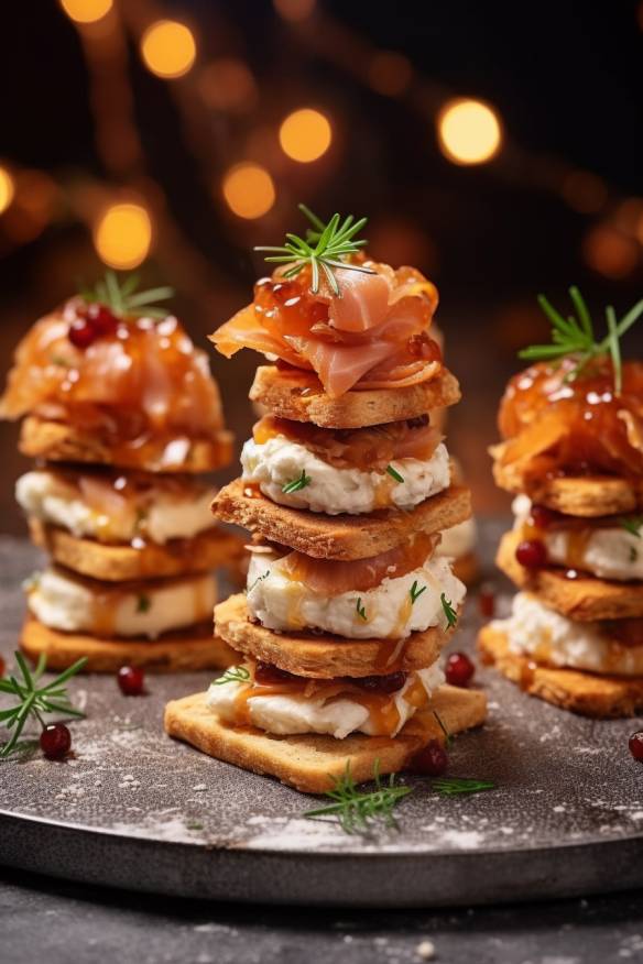 Weihnachtliches Fingerfood - Leckere Vorspeise für die Festtage