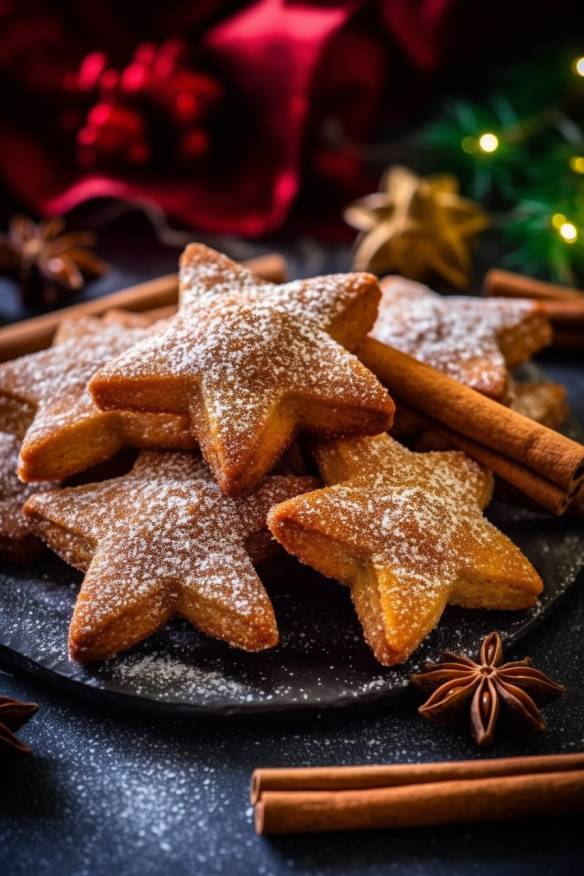 Zimtsterne - Süßes Fingerfood für die Weihnachtsfeier