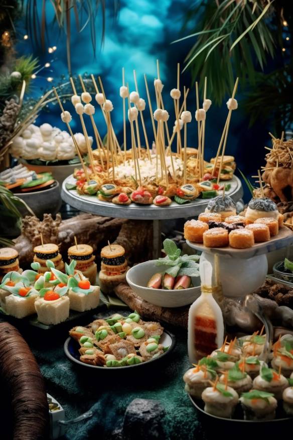 Kaltes Party Buffet