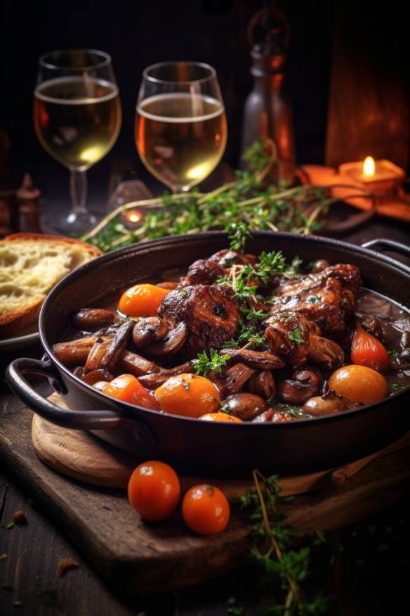 Coq au Vin - Ein Klassiker der französischen Küche