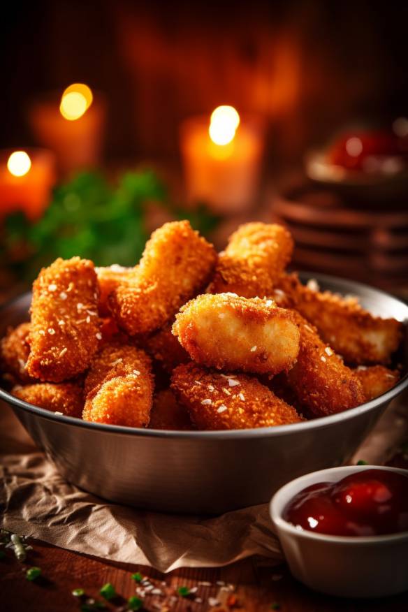 Knusprige Chicken Nuggets - Perfektes Fingerfood am Vortag gemacht