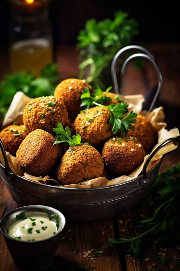 Knusprige Falafel - Haltbares Fingerfood für unterwegs