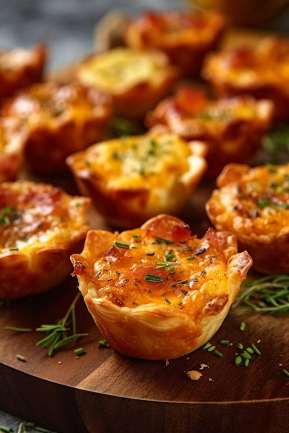 Knusprige Mini-Quiches