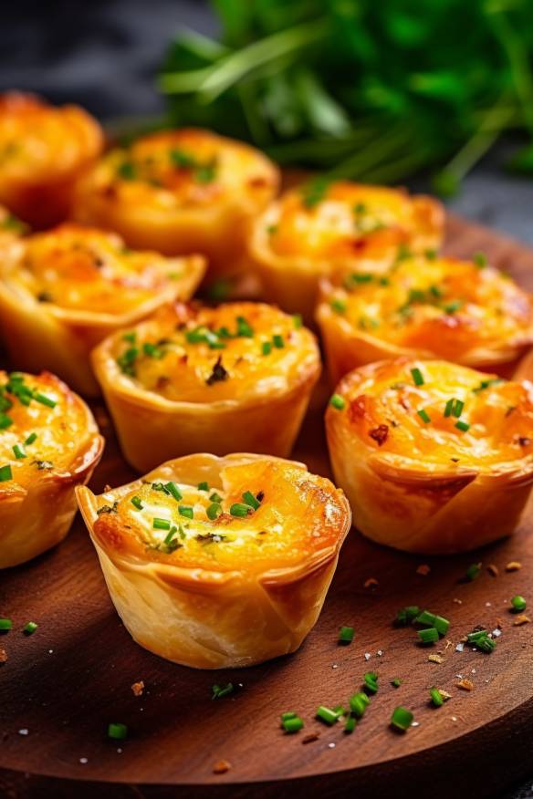 Knusprige Mini-Quiches - Partyhäppchen Fingerfood