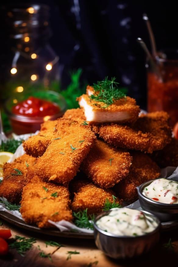 Knusprige Schnitzel-Häppchen - Perfektes Fingerfood für jede Gelegenheit