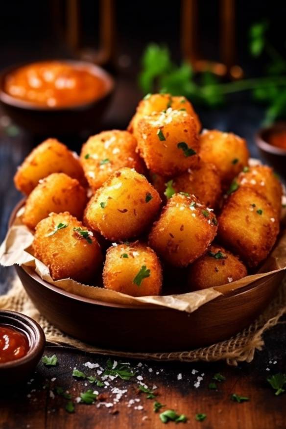 Knusprige Kartoffelbällchen - Ein himmlisches Fingerfood aus dem Backofen