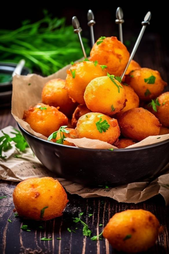 Knusprige Kartoffelbällchen - Ein himmlisches Fingerfood aus dem Backofen