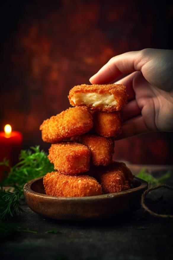 Knusprige Schnitzel-Fingerfood