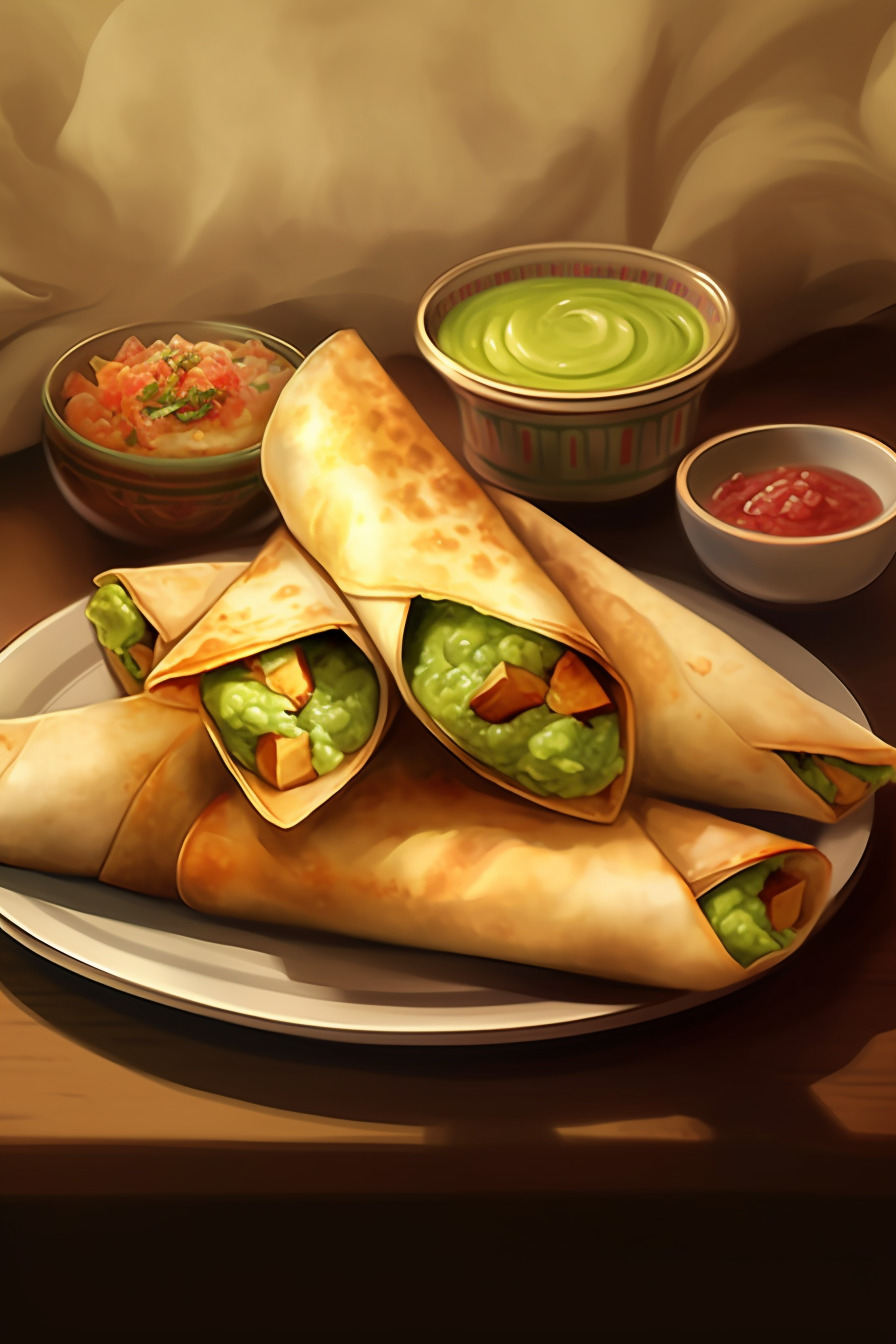 Knusprige Tortilla-Fingerfood mit Guacamole