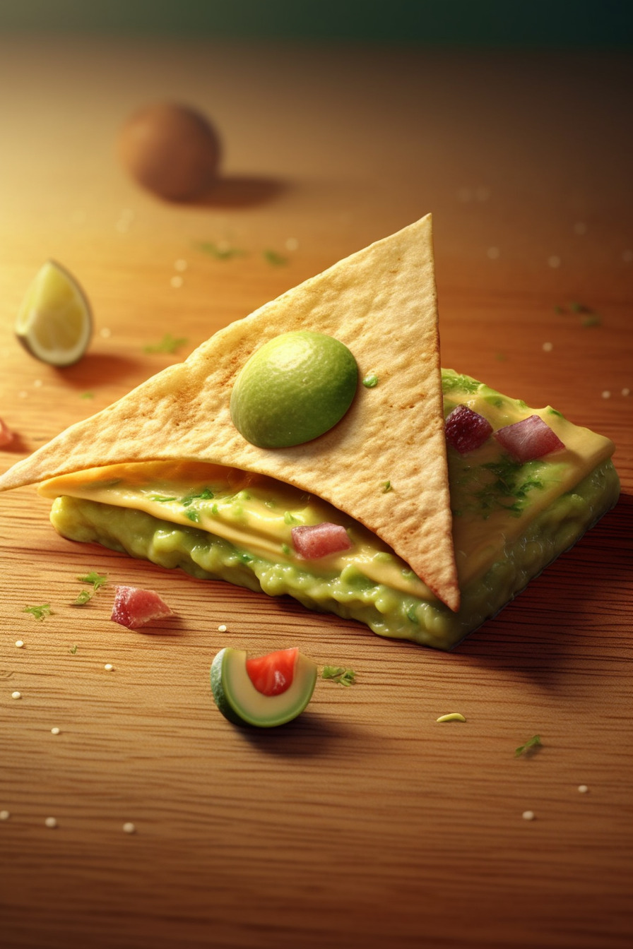 Knusprige Tortilla-Fingerfood mit Guacamole