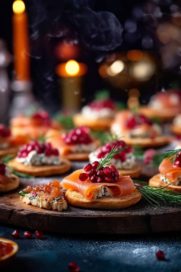 Leckere Weihnachtshäppchen - Perfekte Vorspeise für die Festtage