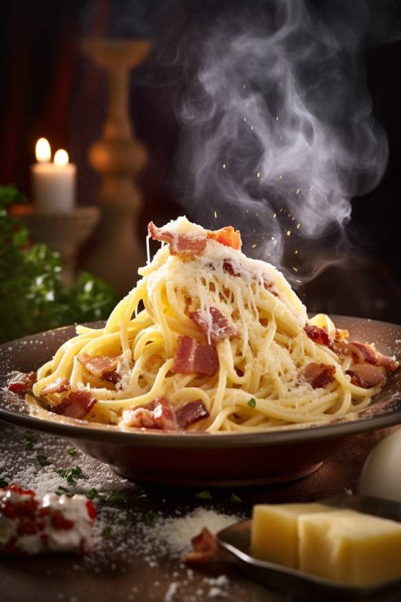 Leckere Spaghetti Carbonara