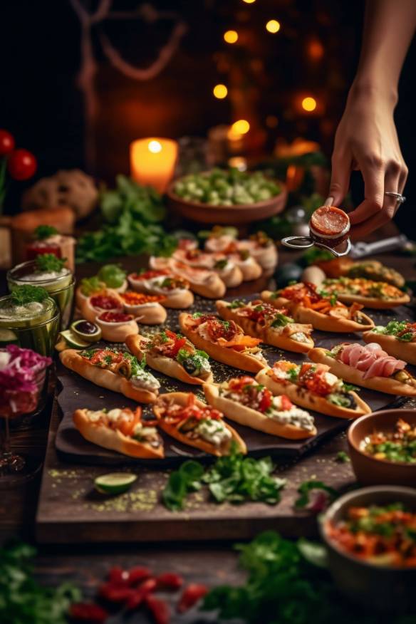 Mädelsabend Fingerfood - Leckere Snacks für einen perfekten Abend mit den Mädels.