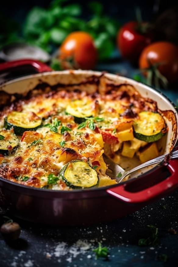 Griechischer Zucchini-Kartoffel-Auflauf