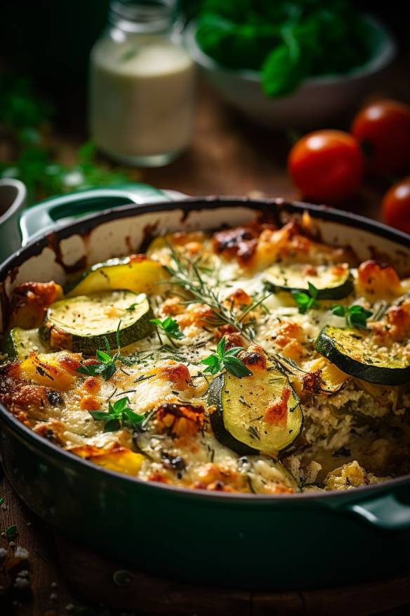 Griechischer Zucchini-Kartoffel-Auflauf