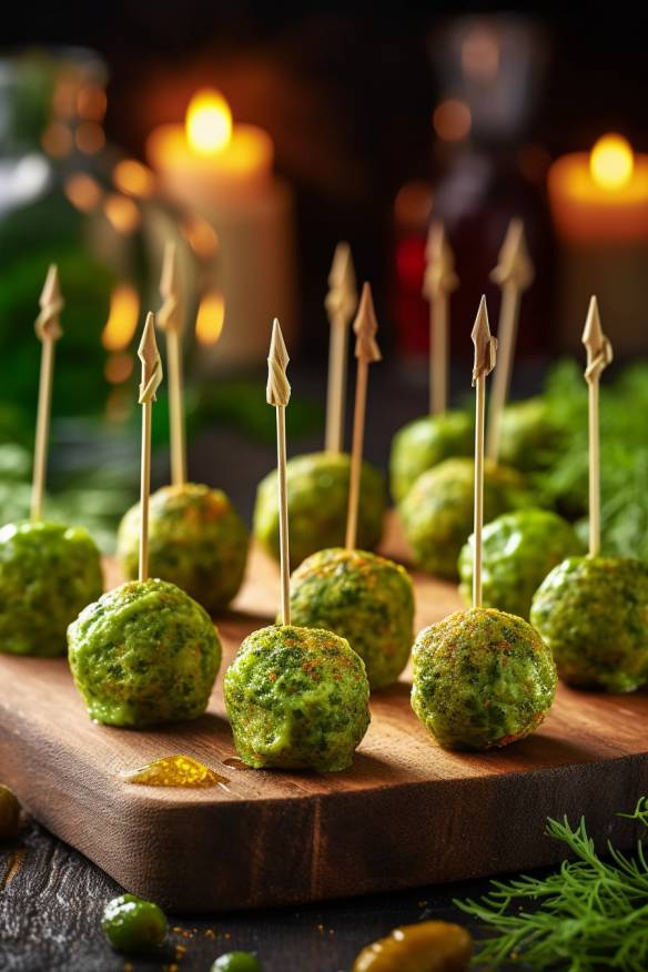 Grüne Gemüsebällchen - Perfektes Fingerfood für jede Party