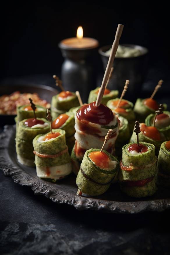 Halloween Fingerfood - Herzhaftes Rezept für Gruselfreunde