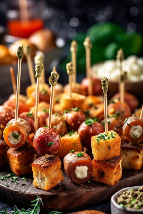 Deftiges Fingerfood - Leckere Partyhäppchen