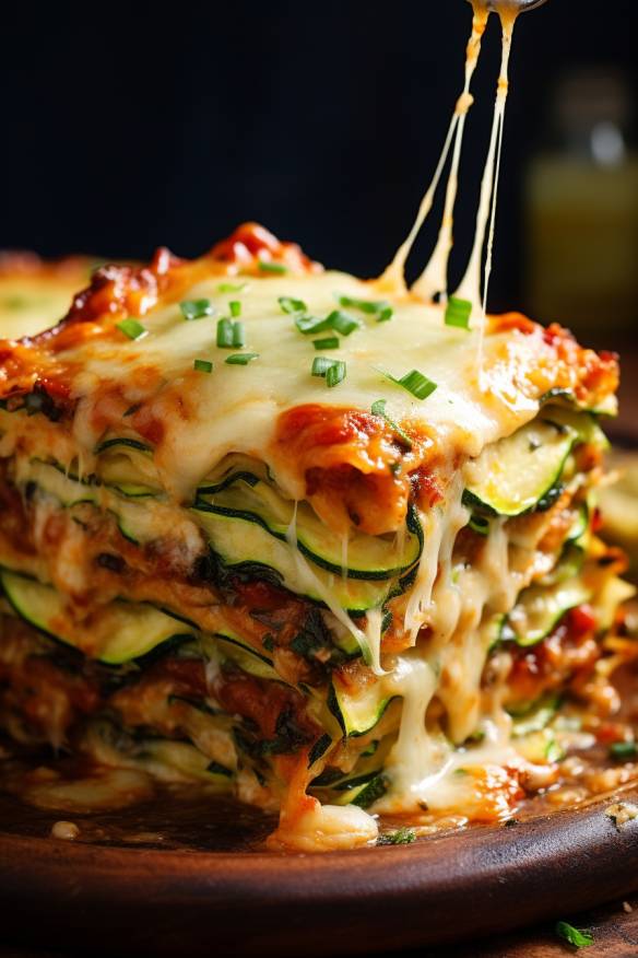 Low-Carb Zucchini-Lasagne - Diabetes Kochrezepte