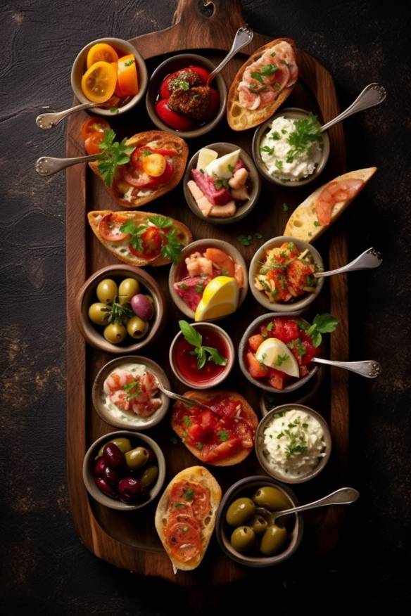 Mediterrane Tapas - Kalte Fingerfood-Variationen für den Sommer