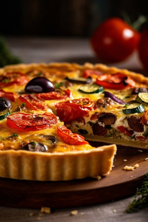 Mediterrane Gemüse-Quiche