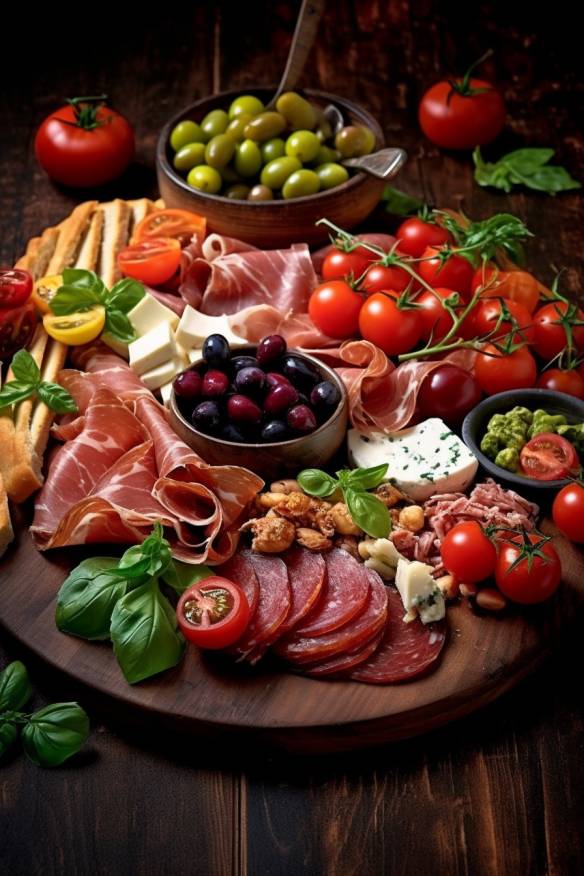 Mediterranes Antipasti - Kaltes Fingerfood für jede Gelegenheit