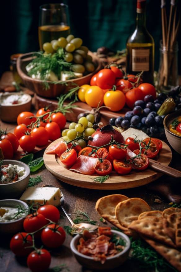 Mediterrane Häppchen zum Aperitif - Leckere Snacks für den perfekten Start in den Abend.