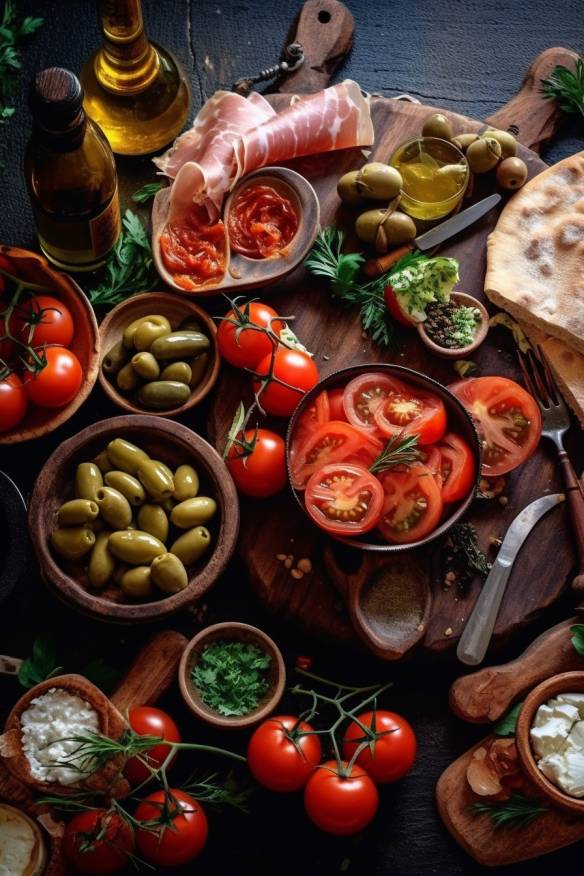 Mediterrane Häppchen zum Aperitif - Leckere Snacks für den perfekten Start in den Abend.