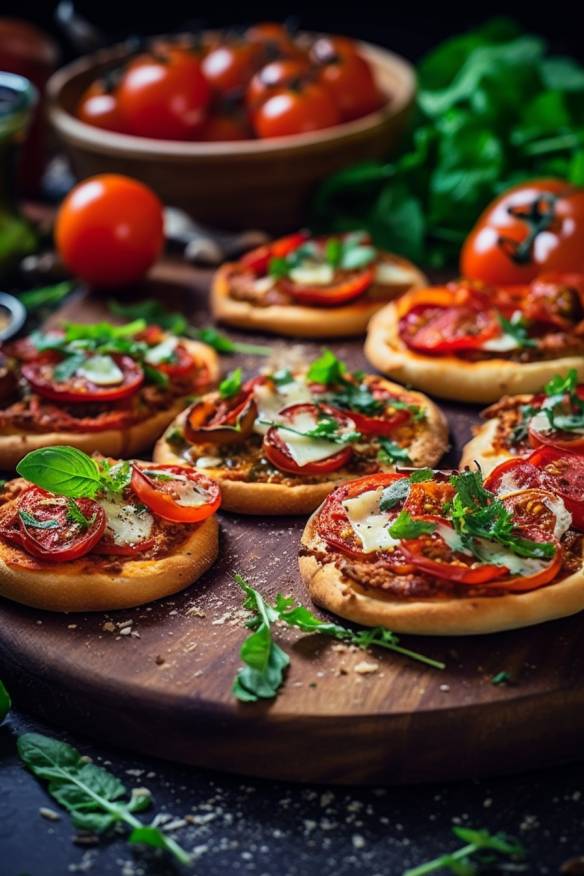 Mediterrane Mini-Pizzen - Das perfekte Fingerfood für dein Sommerfest