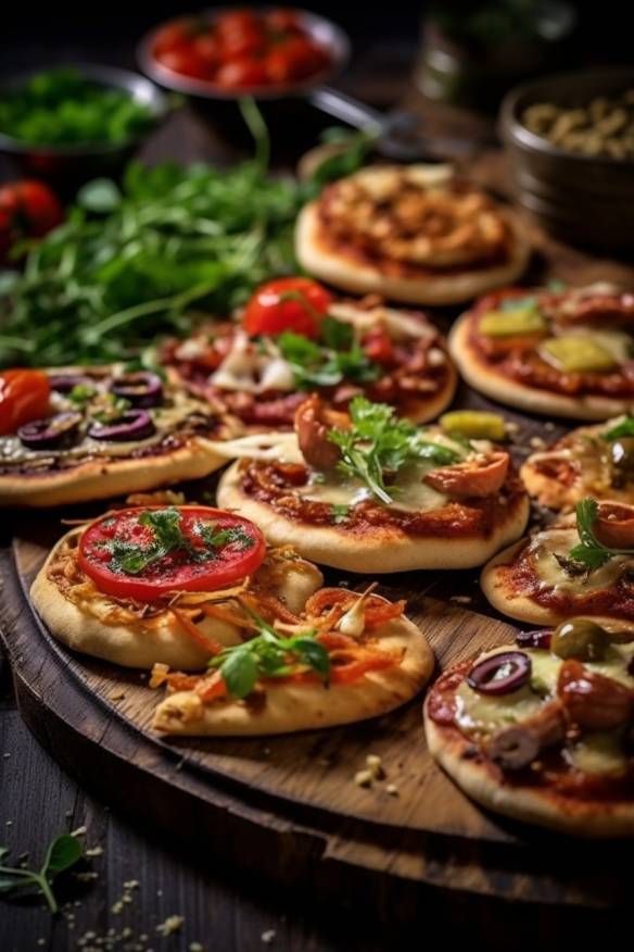 Mediterrane Mini-Pizzen - Das perfekte Fingerfood für dein Sommerfest