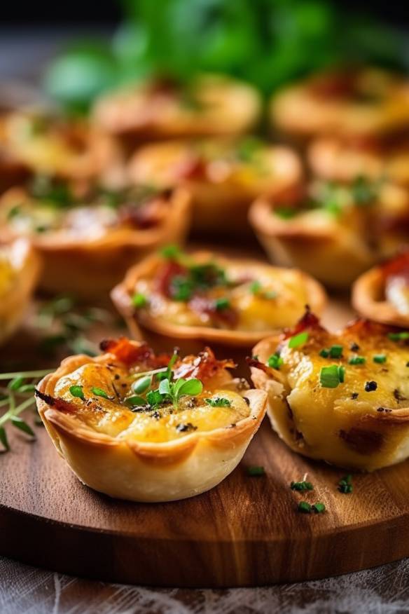 Mediterrane Mini-Quiches - Kleine Snacks für deine nächste Party