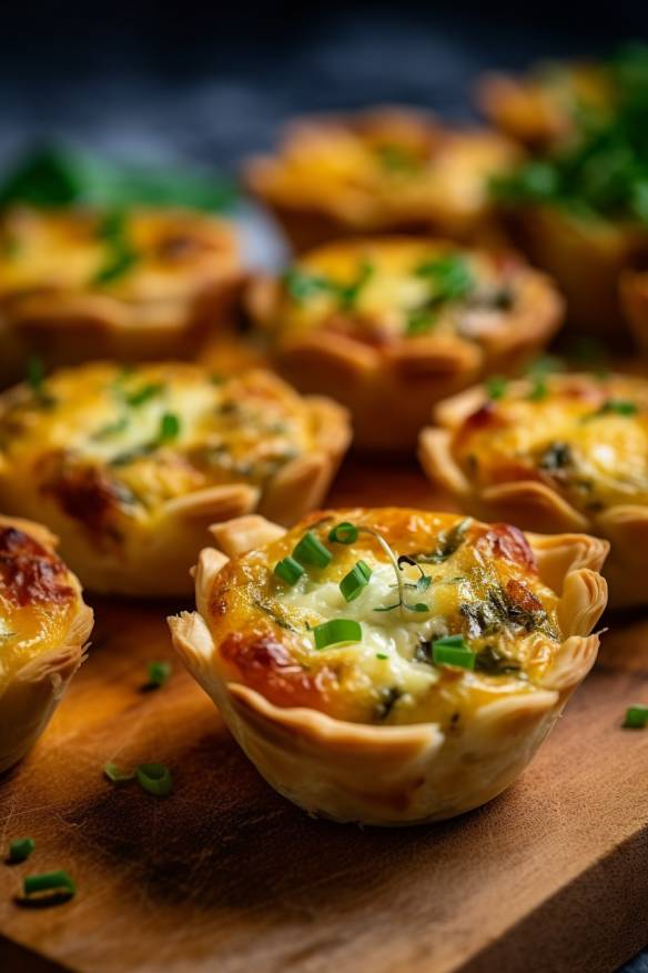 Mediterrane Mini-Quiches - Kleine Snacks für deine nächste Party