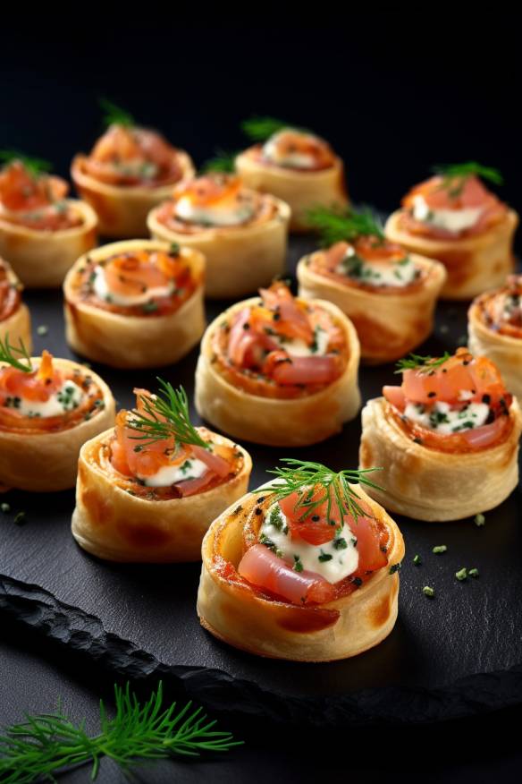 Mini-Pizzaschnecken - Perfektes Fingerfood für Büro und Geburtstag