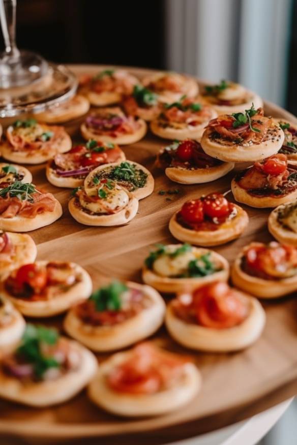 Mini-Pizzas - Kleine Snacks für Gäste