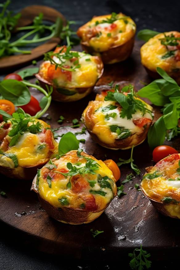 Mini-Frittatas - Das perfekte Fingerfood Frühstück