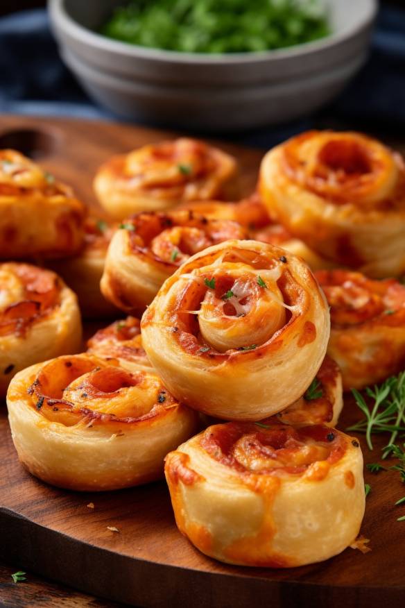 Mini-Pizza-Schnecken - Der perfekte Snack für deine nächste Party